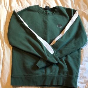 Obey green crew neck